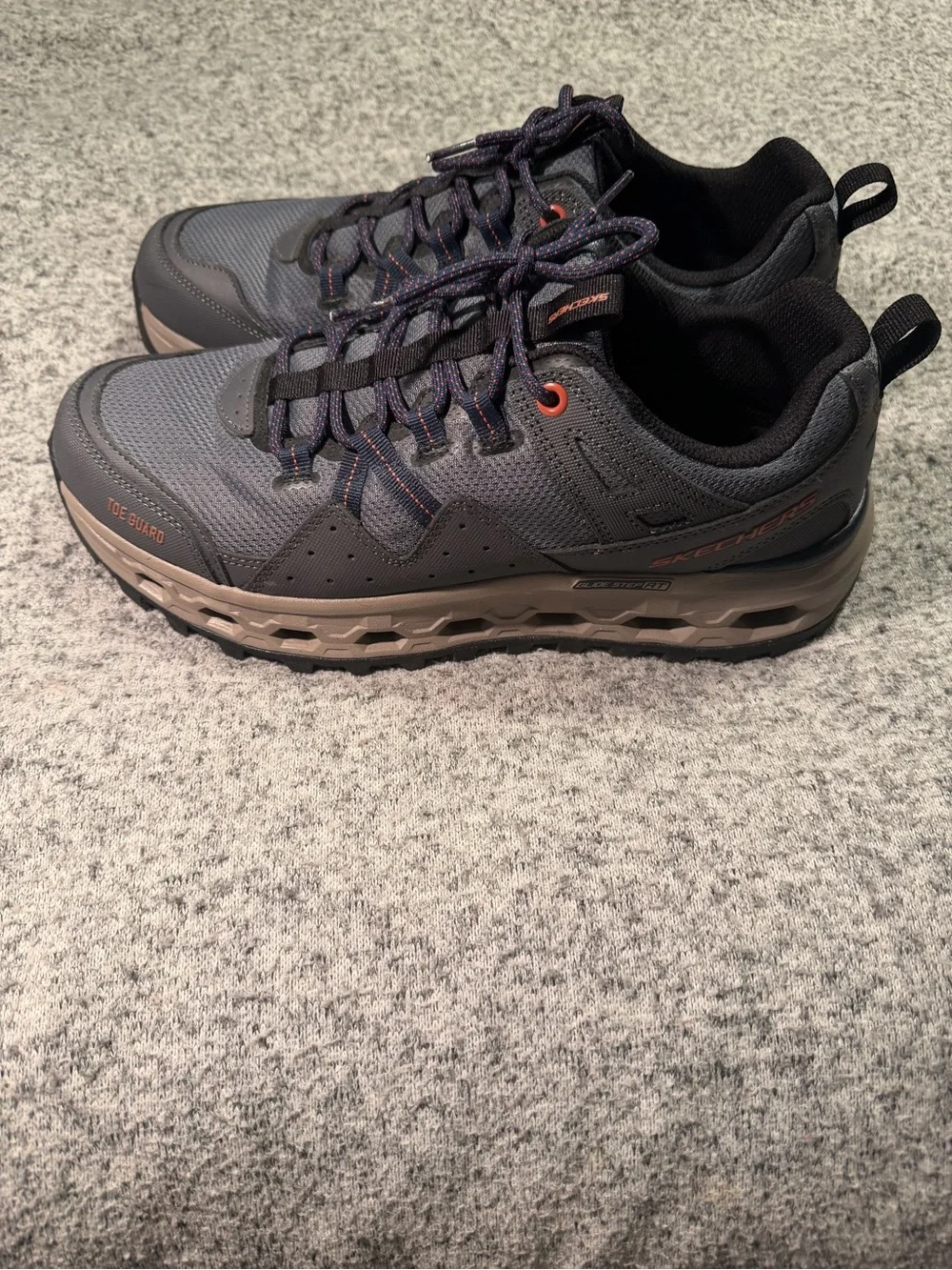 Skechers Men's 11.5 Glide Step Memory‎ Foam Mesh Sport Comfort Casual Slate